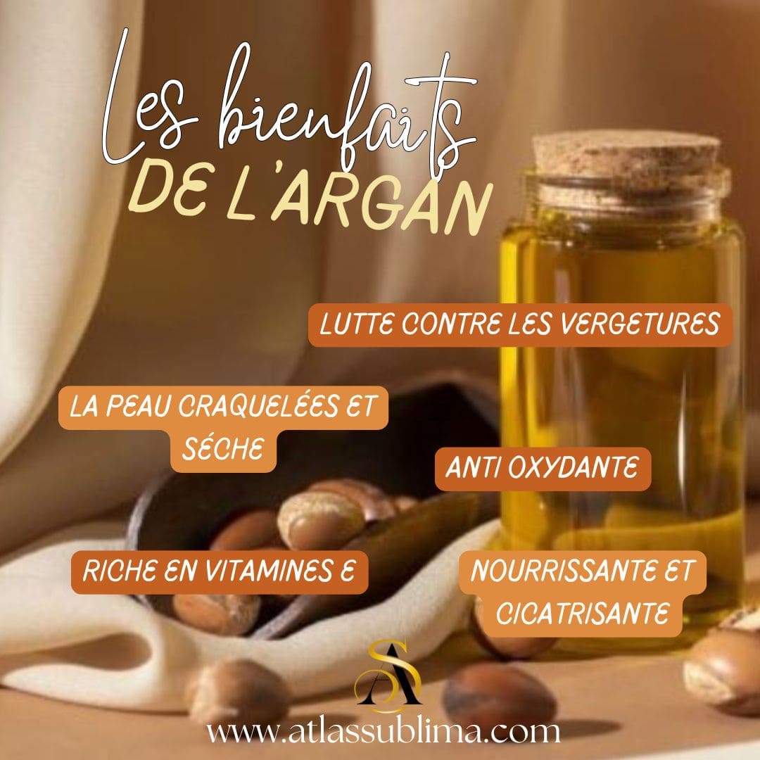 Huile d'Argan Pure et Bio - Atlas Sublima